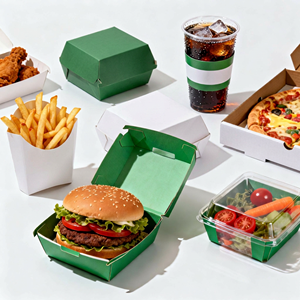 Caja de Papel para Alimentos Personalizada con Logotipo, a Prueba de Fugas, para <span class=keywords><strong>Hamburguesas</strong></span>, Papas Fritas, Pollo, Pizza, Ensalada, Bar Deportivo, Copa <span class=keywords><strong>Mundial</strong></span> - Product Image 2