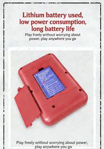 กล่องของขวัญบรรจุเครื่องเล่นเกมพกพาสไตล์เรโทร พร้อมพอร์ตชาร์จเร็ว USB  ตัวเครื่องกันฝุ่น อุปกรณ์เล่นเกมคลาสสิกสำหรับของขวัญวันหยุด - Product Image 4