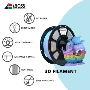 Filament d'impression 3D PLA+ couleur mate Rainbow Dream Dragon 1kg/bobine 1.75mm PLA Plus mat arc-en-ciel - Product Image 4