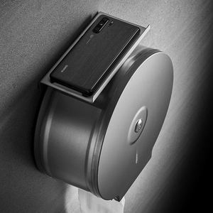 New Steel Bathroom Accessories <b>Wall</b> <b>Mounted</b> Satin Center Feed <b>Toilet</b> Paper <b>Holder</b> Jumbo Manual <b>Toilet</b> Paper Big <b>Roll</b> Dispenser - Product Image 4