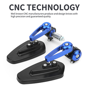 <span class=keywords><strong>Moto</strong></span> Scooter E-Bike 7/8 "22mm Universel CNC Aluminium Rétroviseur <span class=keywords><strong>Moto</strong></span> Bar End Miroirs - Product Image 4