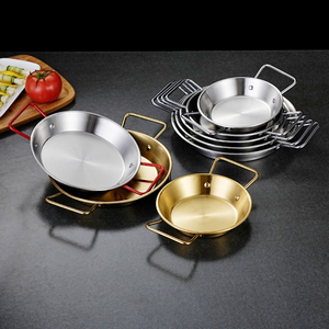 Sartén <span class=keywords><strong>para</strong></span> Paella de Acero Inoxidable con Diseño Coreano <span class=keywords><strong>para</strong></span> Cocinar Mariscos, Fácil de Limpiar y Utensilio de Cocina Duradero - Product Image 4