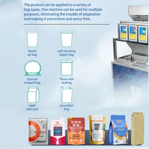 Factory Wholesale 1-100g <b>Stand</b>-up Pouch Sachet Pneumatic Grain Granule Spice Chocolate Popcorn Premade Pouch Packaging Machine - Product Image 4