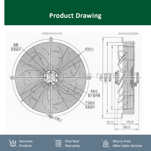<b>Fans</b>-tech AF630A3-AG5-00-002 630mm Ventilation Precision <b>Computer</b> Room Air Conditioner Outdoor Unit Axial Flow <b>Fan</b> - Product Image 6
