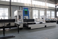 Machine de découpe laser pour tubes, découpeuse laser CNC pour tubes carrés et ronds, 6KW 12KW 20KW