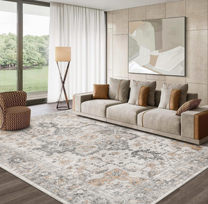 Tapis Oushak Moderne Noué à La Main – 8x10 Ft, Laine Et Coton, Tons Pastel