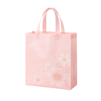 Sac de courses en tissu non tissé laminé résistant aux charges lourdes, imperméable, pour supermarché