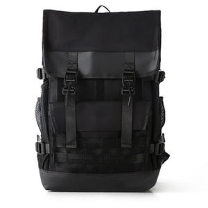 Custom Recycled Plastic Bottles Sports Rolltop Travel Rucksack Roll Top <b>Backpack</b> - Product Image 1