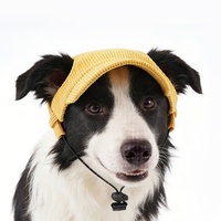 Casquettes de baseball réglables en velours côtelé anti-UV pour chiens et chats, chapeaux pour animaux de compagnie toutes saisons, fabricant en gros, chapeaux anti-UV pour chiens