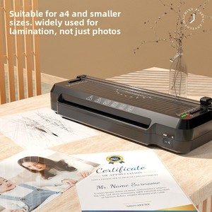 Laminatrice 3-in-1 all'ingrosso con perforatore e arrotondatore angoli per laminazione di formato A3, A4, A5, A6 per uso scolastico o ufficio - Product Image 3