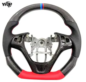 Coolpad carbon fiber steering wheel led leather forged black carbon fiber