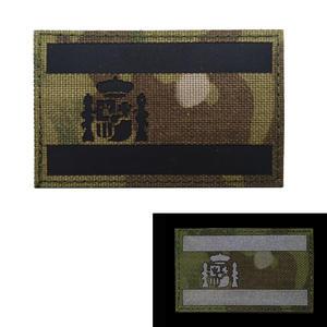 Étiquette à repasser réfléchissante Sea Outdoor-Patch en tissu fait main écologique <span class=keywords><strong>de</strong></span> 10 caractères bordeaux-Chapeaux <span class=keywords><strong>de</strong></span> sac <span class=keywords><strong>de</strong></span> drapeau <span class=keywords><strong>de</strong></span> veilleuse espagnole - Product Image 5