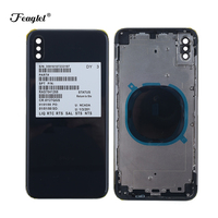 Boîtier de protection arrière d'origine pour iphone 6 7 8 x xr xs 10 11 12 13 pro max changement de cadre de verre arrière pour iphone x à 14 pro