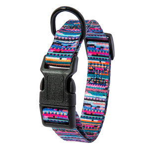 Amigo Factory Großhandel Custom Printing Blumen Serie Nylon Haustier Halsband Mode Blumen verstellbare Breakaway Schnalle Hunde halsband - Product Image 6