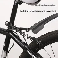 Sécurité Portable Anti-Vol Moto Scooter Vélo Vélo 4 Chiffres Combinaison Casque Serrure