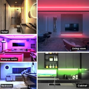 High Quality Flexible 12V 24V <b>RGB</b> COB LED Strip Light WS2812B 252-768 LEDs/m Single/Dream Color Home Decoration 2-Year Warranty - Product Image 6