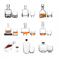 Juego de Decantador de Whisky con Diseño Nuevo 2024 con 2 Vasos para Licor