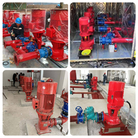 Ensemble de pompe à incendie à axe long pour puits profonds, utilisé pour l'alimentation en eau incendie dans les ateliers des entreprises industrielles et minières