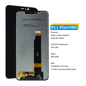Écran tactile lcd de remplacement d'origine de haute qualité, pour <span class=keywords><strong>Nokia</strong></span> 5.1 Plus X5 - Product Image 2