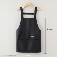 Tablier en toile imperméable réutilisable avec logo personnalisé pour hommes, vêtements de travail pour restaurant et cuisine, avec taille réglable et plusieurs poches