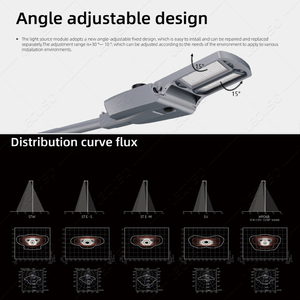 Đèn đường năng lượng mặt trời công suất cao, giá rẻ, tất cả trong hai, 30w 50w 60w 80w 100w 120w, đèn đường năng lượng mặt trời có tấm pin riêng biệt - Product Image 4