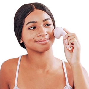 Cepillo Facial Ultrasónico de Silicona, Color Oro Rosa, Antibacterial, 4 Velocidades, Limpiador de Poros con Bolas Giratorias, USB Eléctrico, Limpieza Profunda, 1 Año de Garantía - Product Image 3