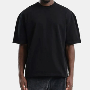 Bulk Fashion Drop Shoulder <b>White</b> <b>Tee</b>-Shirts Heavy Weight Plain Boxy T-Shirt Manufacturers Men 100% Cotton Crewneck T Shirts - Product Image 3
