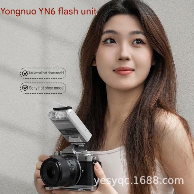 For Mini On-Camera Flash Built-in Battery Wireless Remote Control Manual Mode Portable Design Compatible for for Cameras