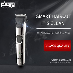 Cortadora de pelo eléctrica Dsp, recargable, lavable, para adultos y niños, con cabezal de corte de acero fino - Product Image 5