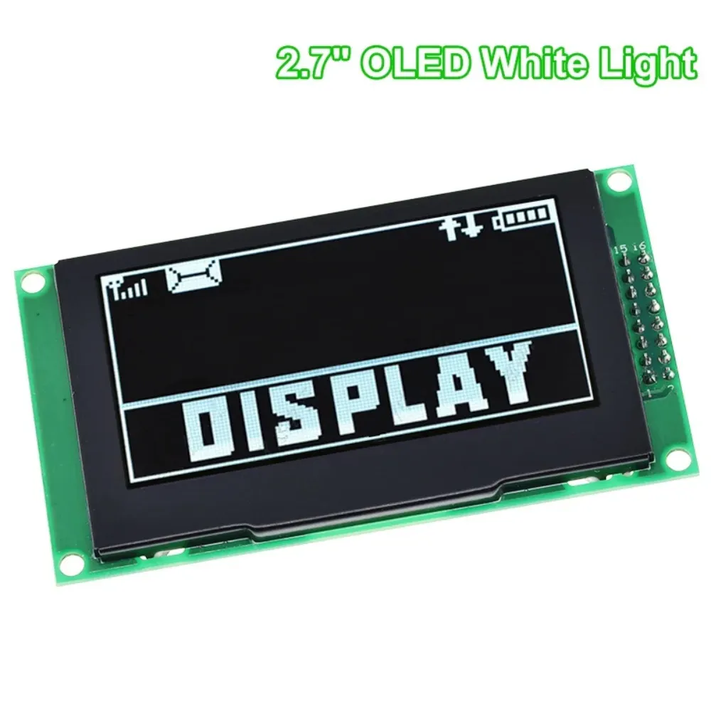 2.7 Inch OLED Display Module Resolution 128*64P SSD1322 16Pin SPI PM Material SPI 16 Levels Of Gray For