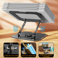 Haute qualité Portable bureau 360 Rotation support pour ordinateur portable métal ergonomique multi-angle réglable support pliant pour tablette PC