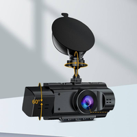 Caméra de tableau de bord Full HD 1080P IPS OEM/ODM avec mode parking 24h, capteur G, double objectif, DVR H.265, garantie 1 an