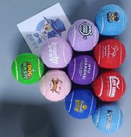 Balles de Tennis Durables pour Animaux de Compagnie, Jouets, Cadeaux Personnalisés, Logo, Balle de Tennis Siffleuse pour Chiens, pour Dressage