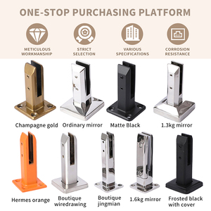 คลิปสแตนเลสพรีเมียมเบ็นเท็ง ซีรีส์ 300 สำหรับกระจกสระว่ายน้ำ อุปกรณ์เสริมที่มีความมั่นคงสูง ดีไซน์โครงสร้าง ผิว 2BA - Product Image 4