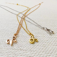 Collier EManco avec pendentif signe astrologique, chaîne en argent, tendance, pour tous les jours, anniversaire, fête, cadeau de bijoux