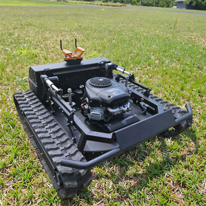Bốn thì tất cả các địa hình tự động điều khiển từ xa Robot Máy cắt cỏ thông minh Crawler Máy cắt cỏ - Product Image 5