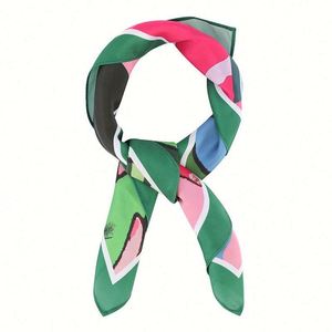 2024 China Factory Supplier Custom Satin Luxury Brand 90cm <b>square</b> <b>Silk</b> <b>Scarf</b> with Fringe for Women - Product Image 1