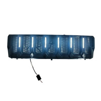 Grille avant Jetour G700, grille centrale, éclairage LED, lampe d'ambiance, matériau ABS, fixation par vis, compatible OLIVER, CN