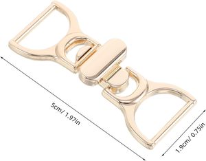 Lot de boucles métalliques emboîtables pour ceintures, accessoires de manteau pour femmes, attaches en alliage pour robes et vêtements d'extérieur DIY - Product Image 2