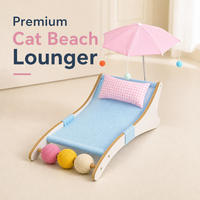 Tapis de repos rafraîchissant et respirant pour chat, avec jouet intégré, pour canapé, chaise, mobilier d'intérieur pour animaux de compagnie