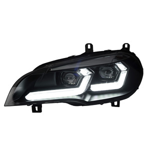 Suitable for <strong>BMW</strong> X5 LED Headlight Assembly New Modified Headlight with Turn signal Suitable for E70 LED Light Emitting Diode - Product Image 1