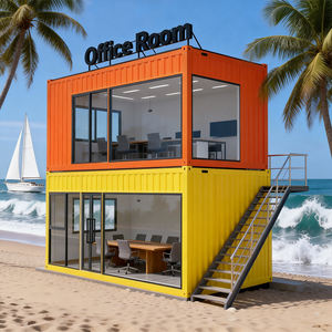 Maison conteneur préfabriquée, bureau, mini-maison, cabane portable pour camping, hôtel, centre commercial, salle de <span class=keywords><strong>réunion</strong></span>, kiosque, maison de plage - Product Image 2