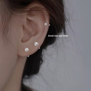 <span class=keywords><strong>Orecchini</strong></span> a Perno Trendy Nodo d'Amore in Argento Puro S999 con Chiusura a Vite Ipoallergenici per Donne con Orecchie Sensibili Regalo di Gioielleria - Product Image 6