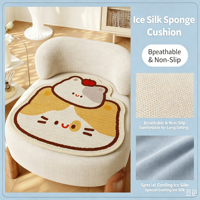 Coussin de chaise respirant d'été à motif de dessin animé et tapis de chaise de bureau, coussin de banc de salle à manger 30-50cm, origine Fujian, Oui