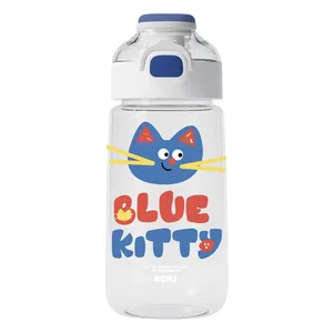High Quality Light Weight Personalized Bouncing Print Water Bottle 700ml Plastic Water Bottle For Kids