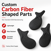 Fabricant de pièces de forme personnalisée en fibre de carbone 3K Twill, pièces composites contemporaines légères et façonnées