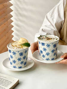 Chinese Supplier Ceramic Coffee Mug Without Handle Eco-friendly Microwave Safe Cartoon <b>Pattern</b> Wide Mouth Food Safe - Product Image 3