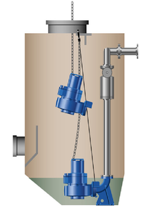 Pompe Amarex KRT monophasée verticale submersible à double usage (sec et humide) à accouplement direct pour l'irrigation - Product Image 4