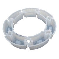 Moule en plastique pour briques de mur de puits, moule en plastique pour briques de ciment rondes, moule en plastique pour murs de puits en béton
