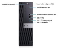 PC Desktop Barebone SFF OptiPlex 7070 Generasi ke-9 Bersih Tanpa Goresan Grade A Teruji Fungsional Beroperasi